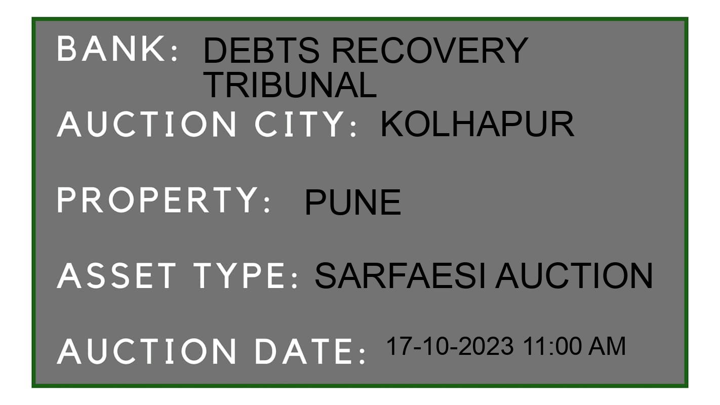 Auction Bank India - ID No: 192477 - Debts Recovery Tribunal Auction of Debts Recovery Tribunal auction for Land And Building in Shirol, Kolhapur