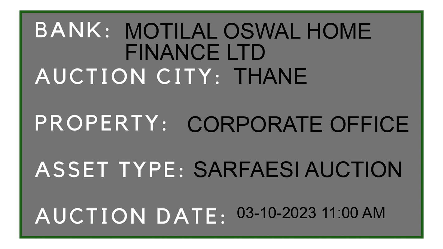 Auction Bank India - ID No: 192480 - Motilal Oswal Home Finance Ltd Auction of Motilal Oswal Home Finance Ltd auction for Residential Flat in Thane, Thane