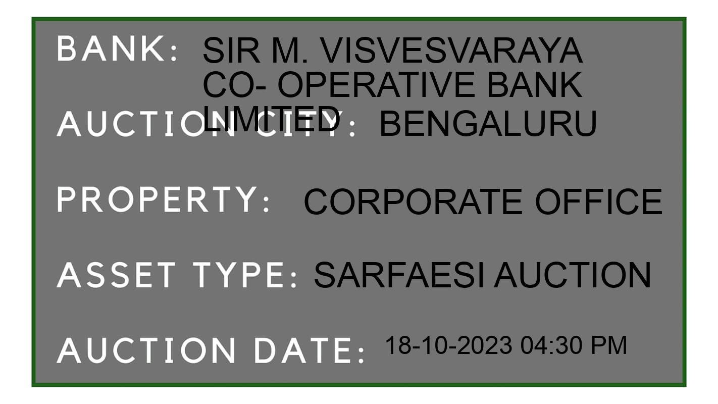 Auction Bank India - ID No: 192504 - Sir M. Visvesvaraya Co- operative bank limited Auction of Sir M. Visvesvaraya Co- operative bank limited auction for Plot in Vijayapura, Bengaluru