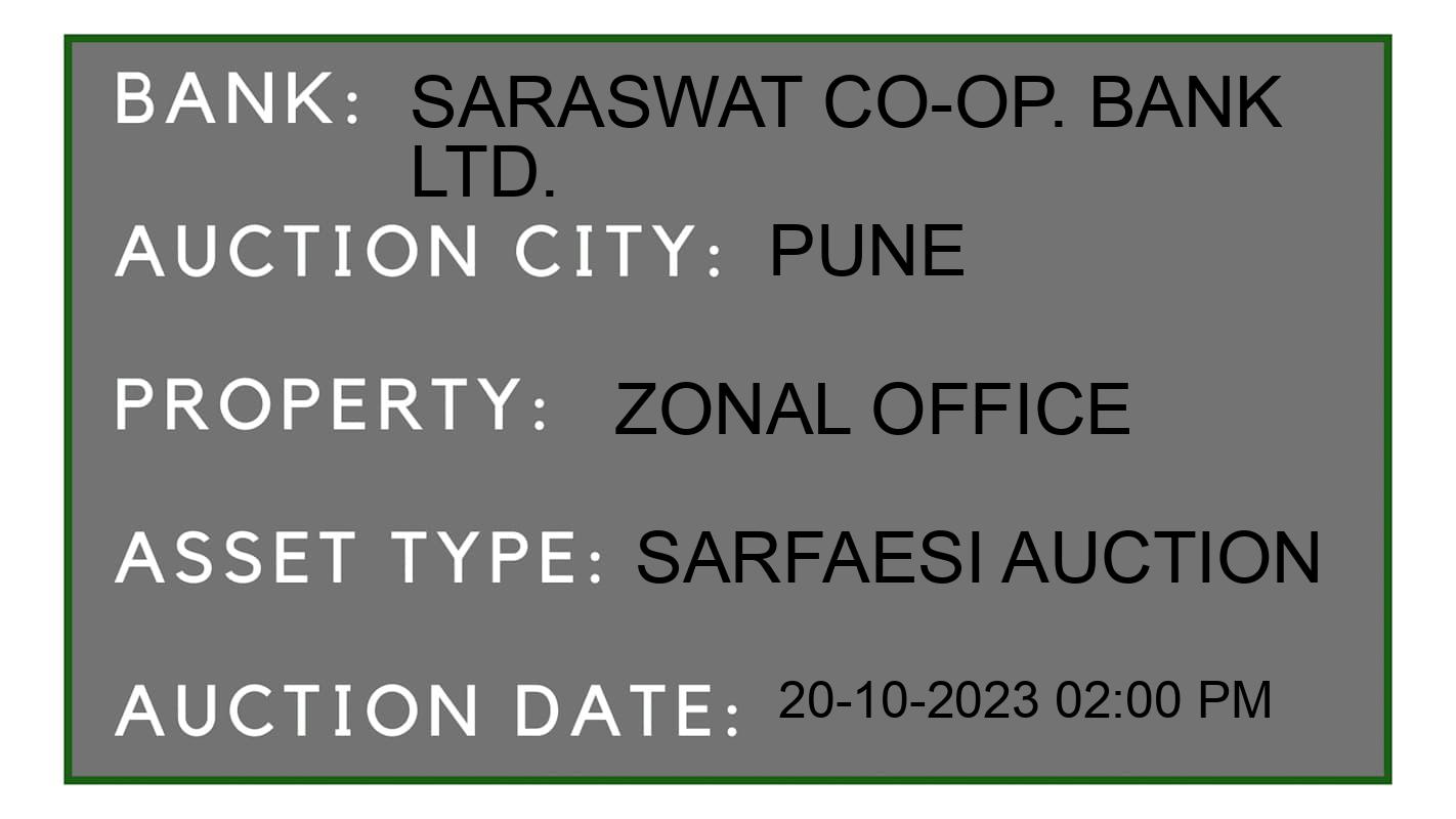 Auction Bank India - ID No: 192523 - Saraswat co-op. Bank Ltd. Auction of Saraswat co-op. Bank Ltd. auction for Residential Flat in Haveli, Pune