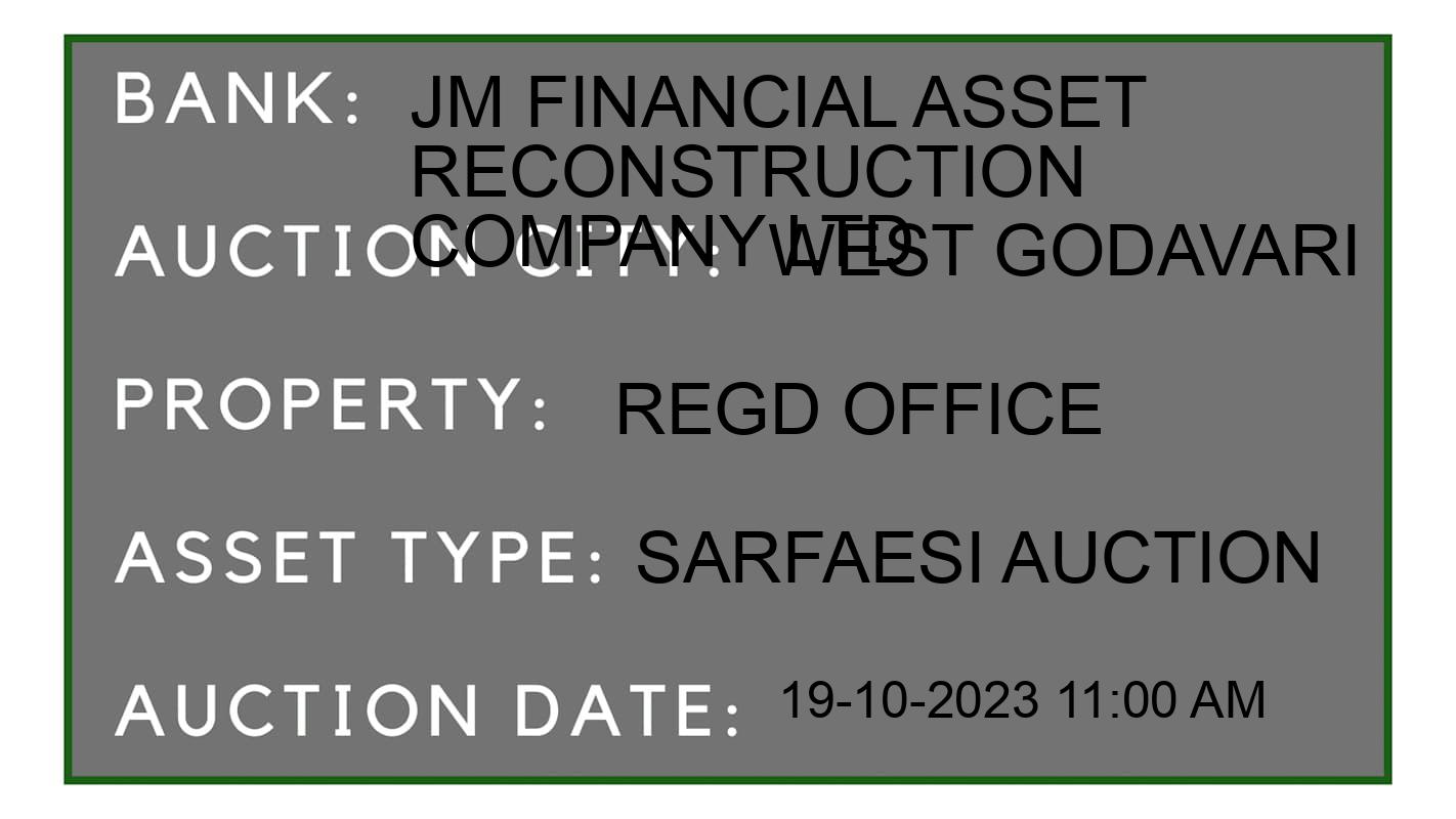 Auction Bank India - ID No: 192558 - JM Financial Asset Reconstruction Company Ltd Auction of JM Financial Asset Reconstruction Company Ltd auction for Residential House in Eluru, West Godavari