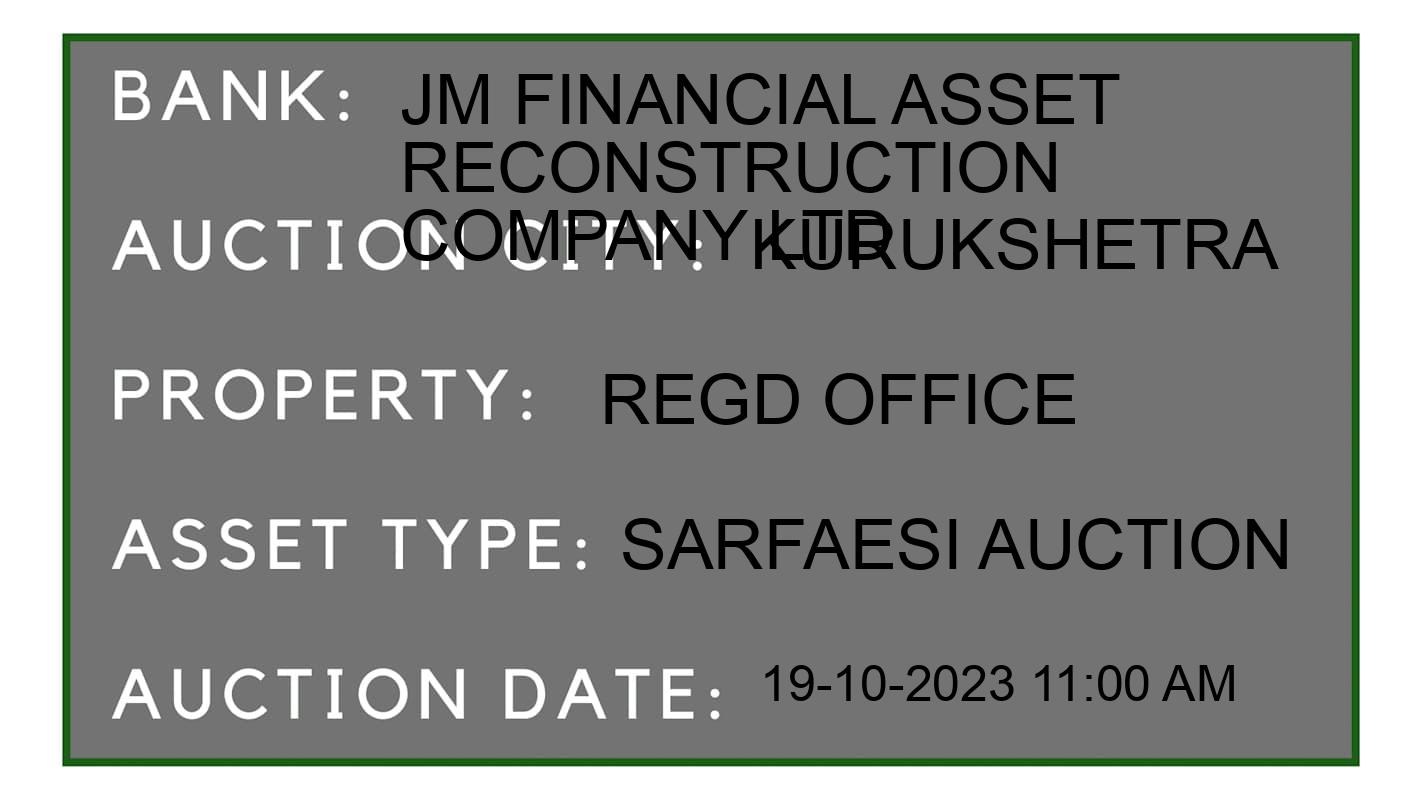 Auction Bank India - ID No: 192675 - JM Financial Asset Reconstruction Company Ltd Auction of JM Financial Asset Reconstruction Company Ltd auction for Residential Flat in Thanesar, Kurukshetra