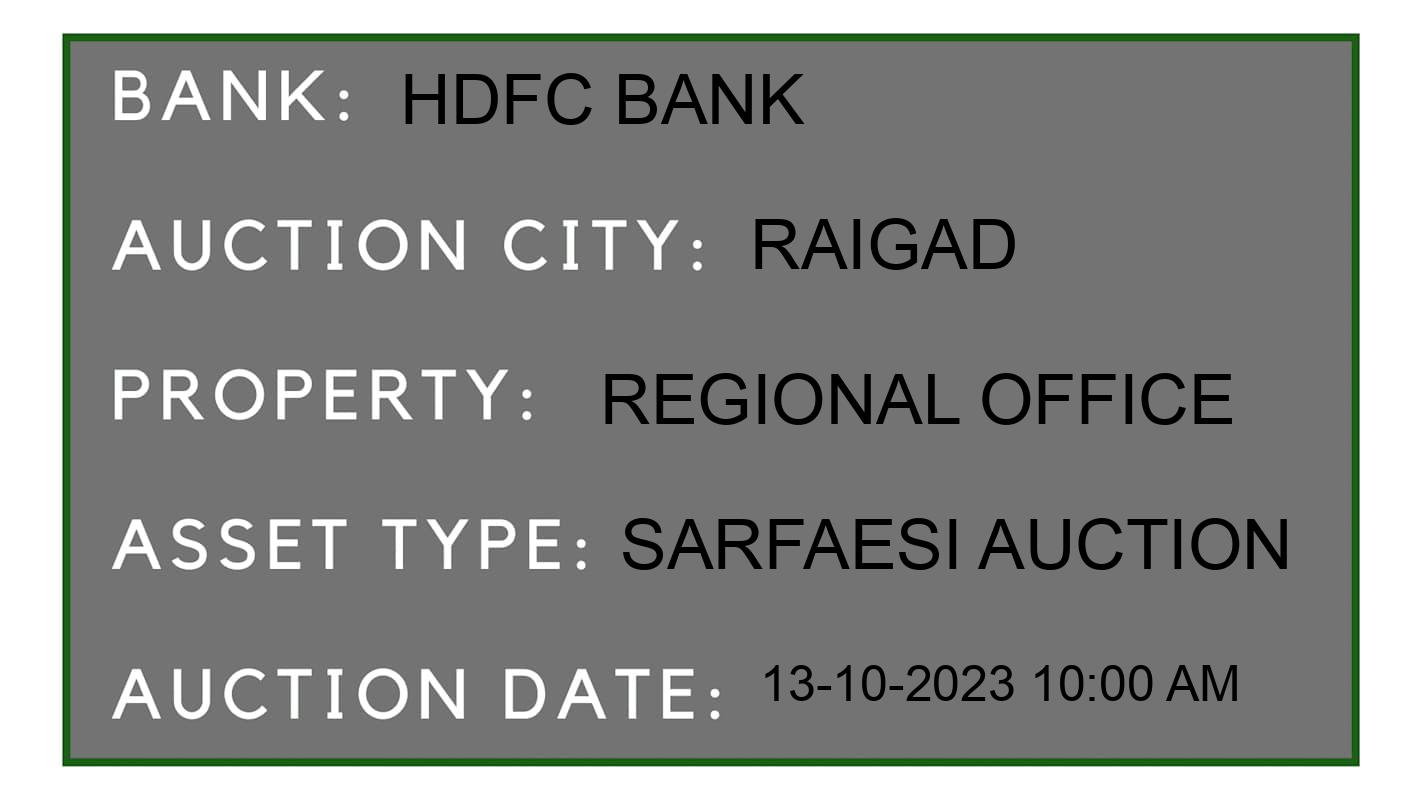 Auction Bank India - ID No: 192713 - HDFC Bank Auction of HDFC Bank auction for Residential Flat in Panvel, Raigad