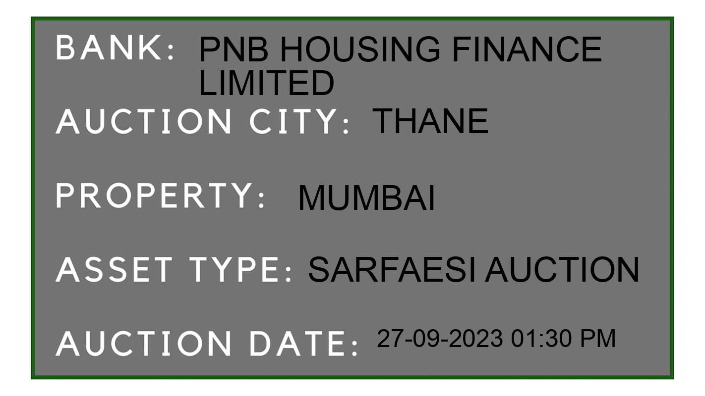 Auction Bank India - ID No: 192776 - PNB Housing Finance Limited Auction of PNB Housing Finance Limited auction for House in Thane, Thane