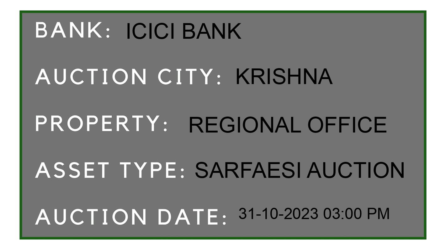 Auction Bank India - ID No: 192993 - ICICI Bank Auction of ICICI Bank auction for Land And Building in Gannavaram, Krishna
