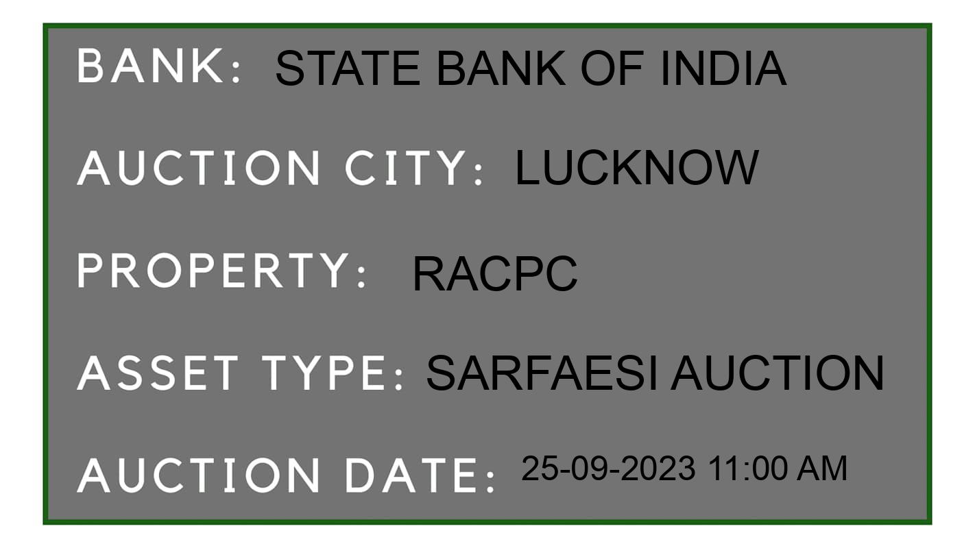 Auction Bank India - ID No: 193114 - State Bank of India Auction of State Bank of India auction for Vehicle Auction in Bahraich, Lucknow
