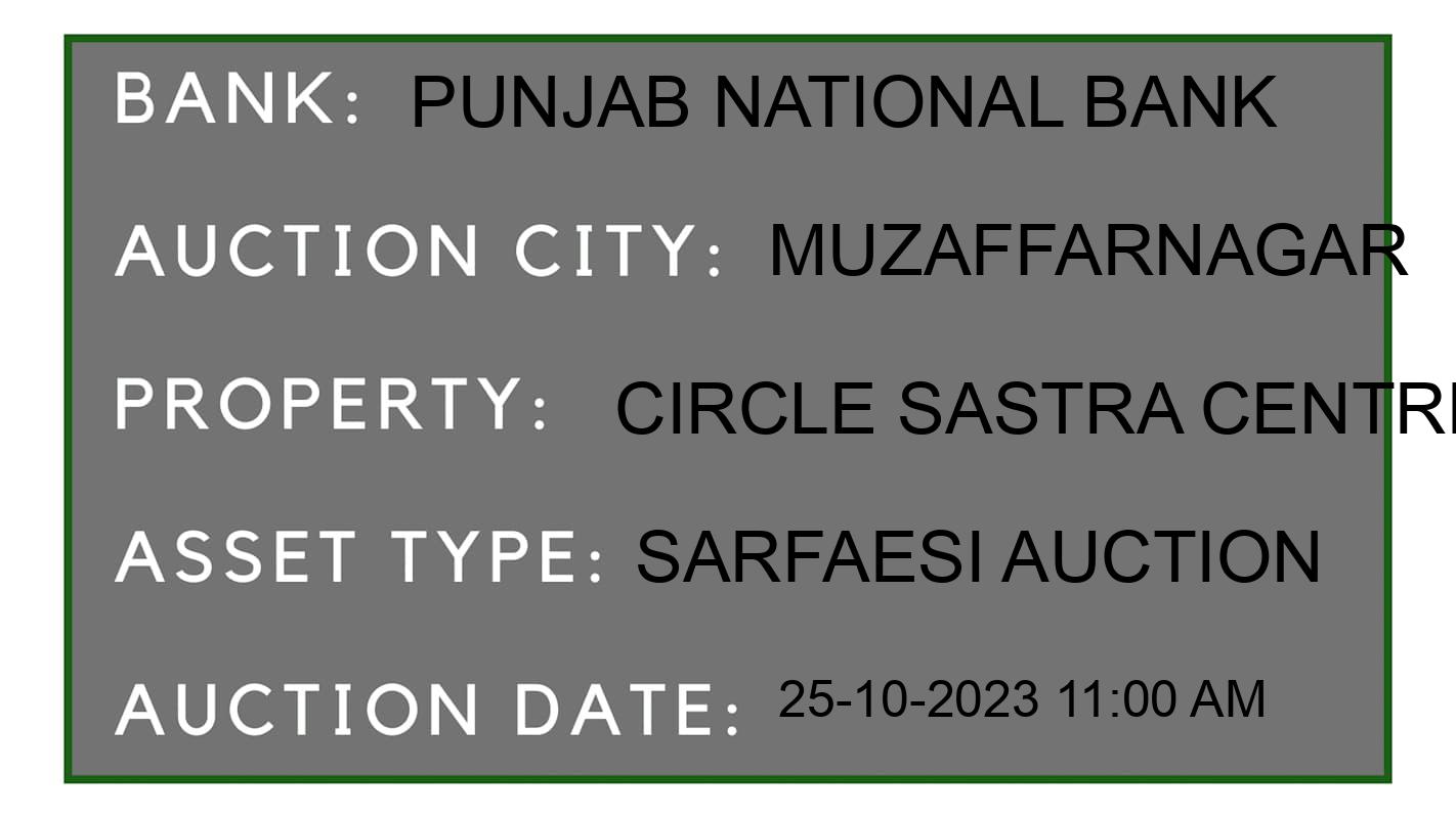 Auction Bank India - ID No: 193171 - Punjab National Bank Auction of Punjab National Bank auction for Plot in Gautampuri, Muzaffarnagar