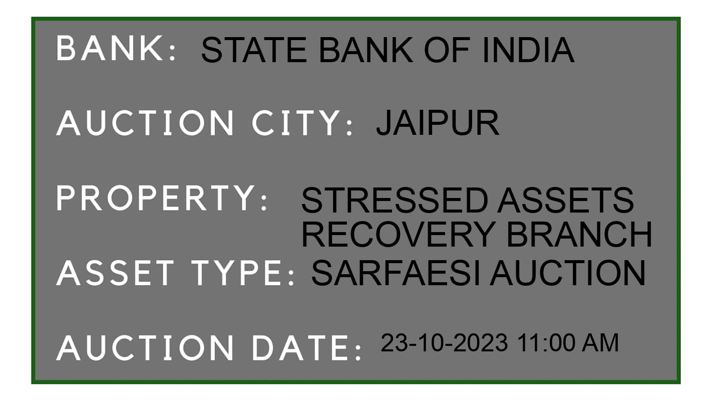 Auction Bank India - ID No: 193252 - State Bank of India Auction of State Bank of India auction for Residential Flat in Sanganer, Jaipur