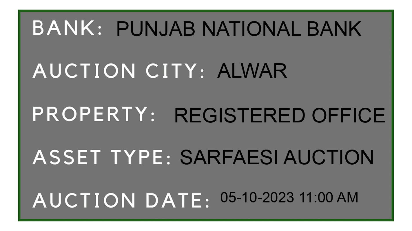 Auction Bank India - ID No: 193266 - Punjab National Bank Auction of Punjab National Bank auction for Land And Building in Tijara, Alwar