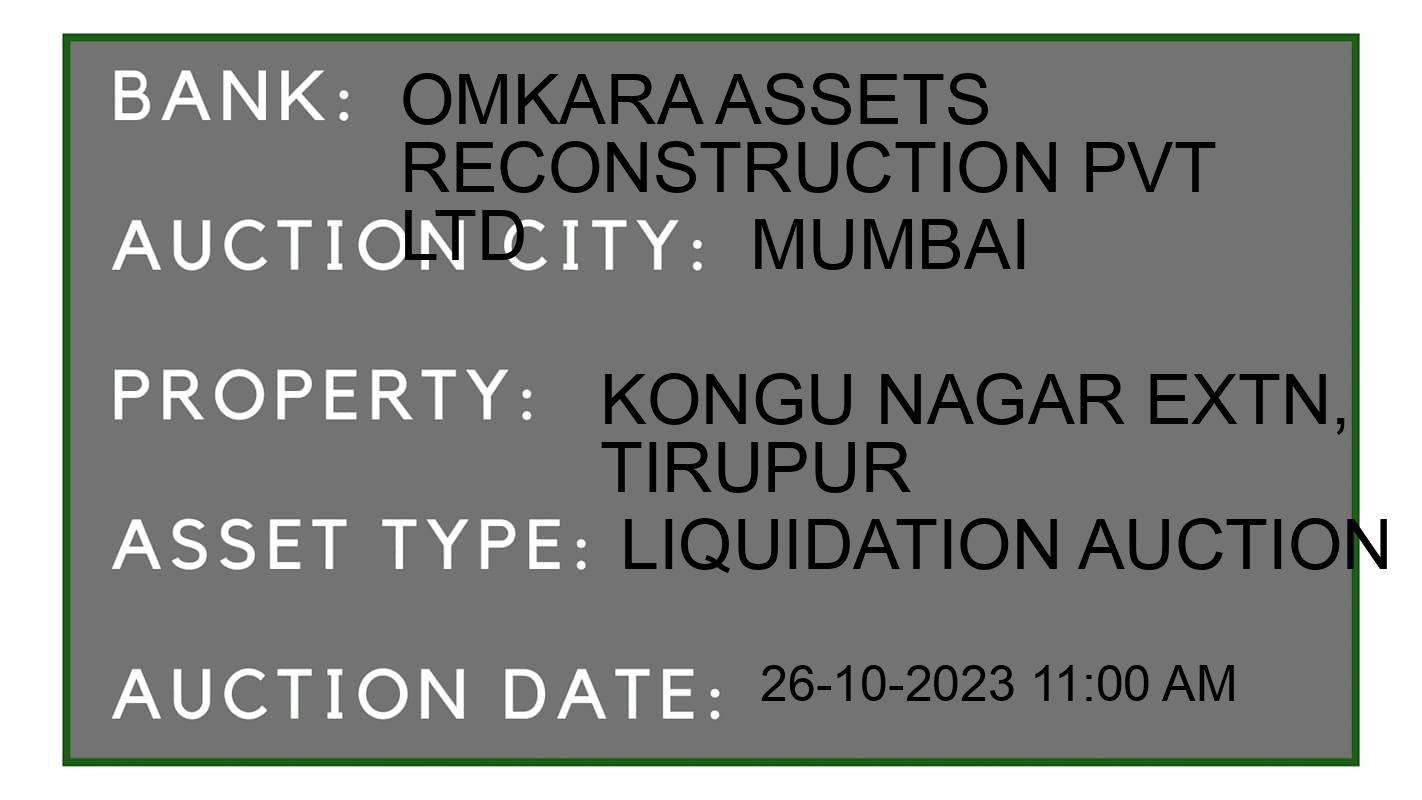 Auction Bank India - ID No: 193339 - Omkara Assets Reconstruction Pvt Ltd Auction of Omkara Assets Reconstruction Pvt Ltd auction for Commercial Office in Chembur, Mumbai