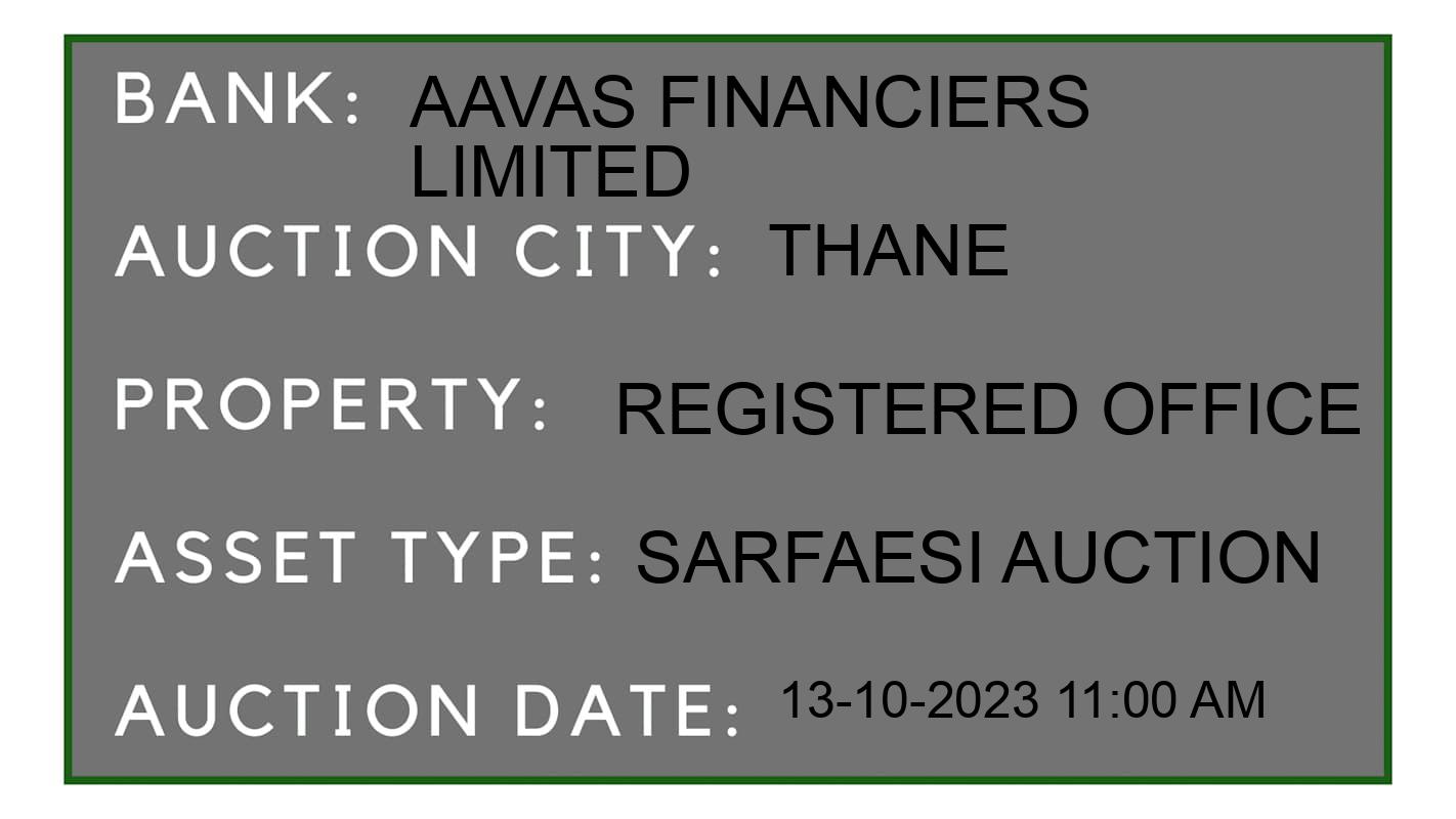 Auction Bank India - ID No: 193370 - Aavas Financiers Limited Auction of Aavas Financiers Limited auction for Residential Flat in Palghar, Thane