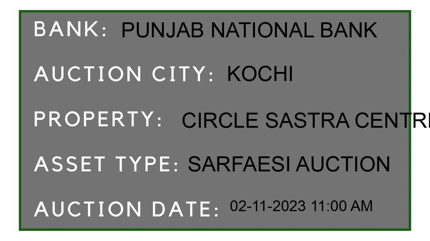 Auction Bank India - ID No: 193511 - Punjab National Bank Auction of Punjab National Bank auction for Residential Land And Building in Emakulam, Kochi