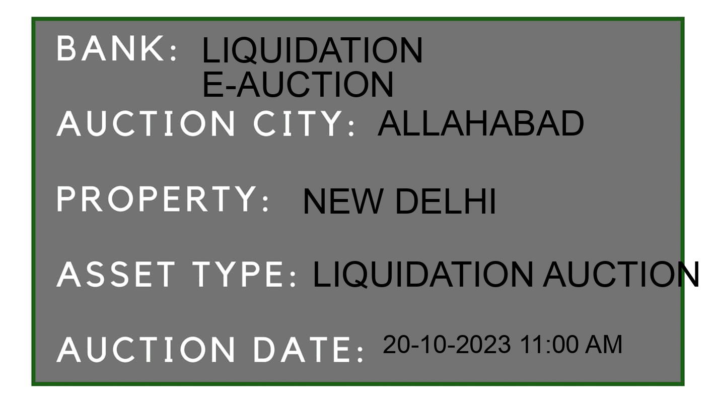 Auction Bank India - ID No: 193803 - Liquidation E-Auction Auction of Liquidation E-Auction auction for Factory Land & Building in Allahabad, Allahabad