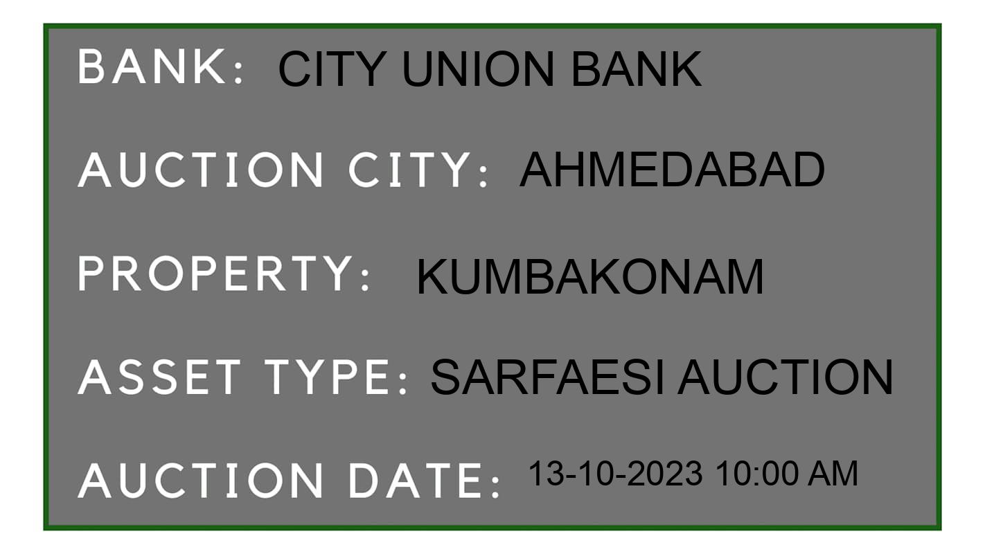 Auction Bank India - ID No: 193831 - City Union Bank Auction of City Union Bank auction for Residential Flat in Naroda, Ahmedabad