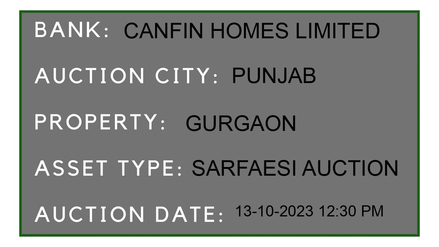 Auction Bank India - ID No: 193938 - CanFin Homes Limited Auction of CanFin Homes Limited auction for Residential House in vihar, Punjab