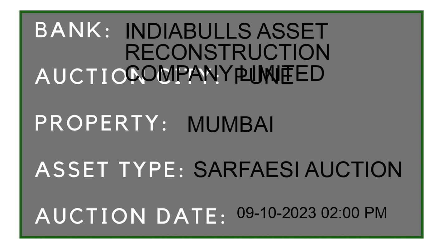 Auction Bank India - ID No: 194069 - Indiabulls Asset Reconstruction Company Limited Auction of Indiabulls Asset Reconstruction Company Limited auction for Land in Haveli, Pune