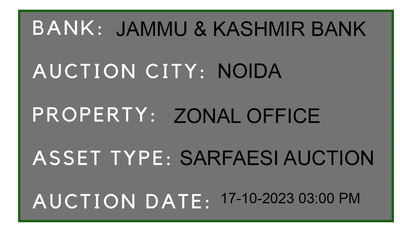 Auction Bank India - ID No: 194170 - Jammu & Kashmir Bank Auction of Jammu & Kashmir Bank auction for Vehicle Auction in Noida, Noida