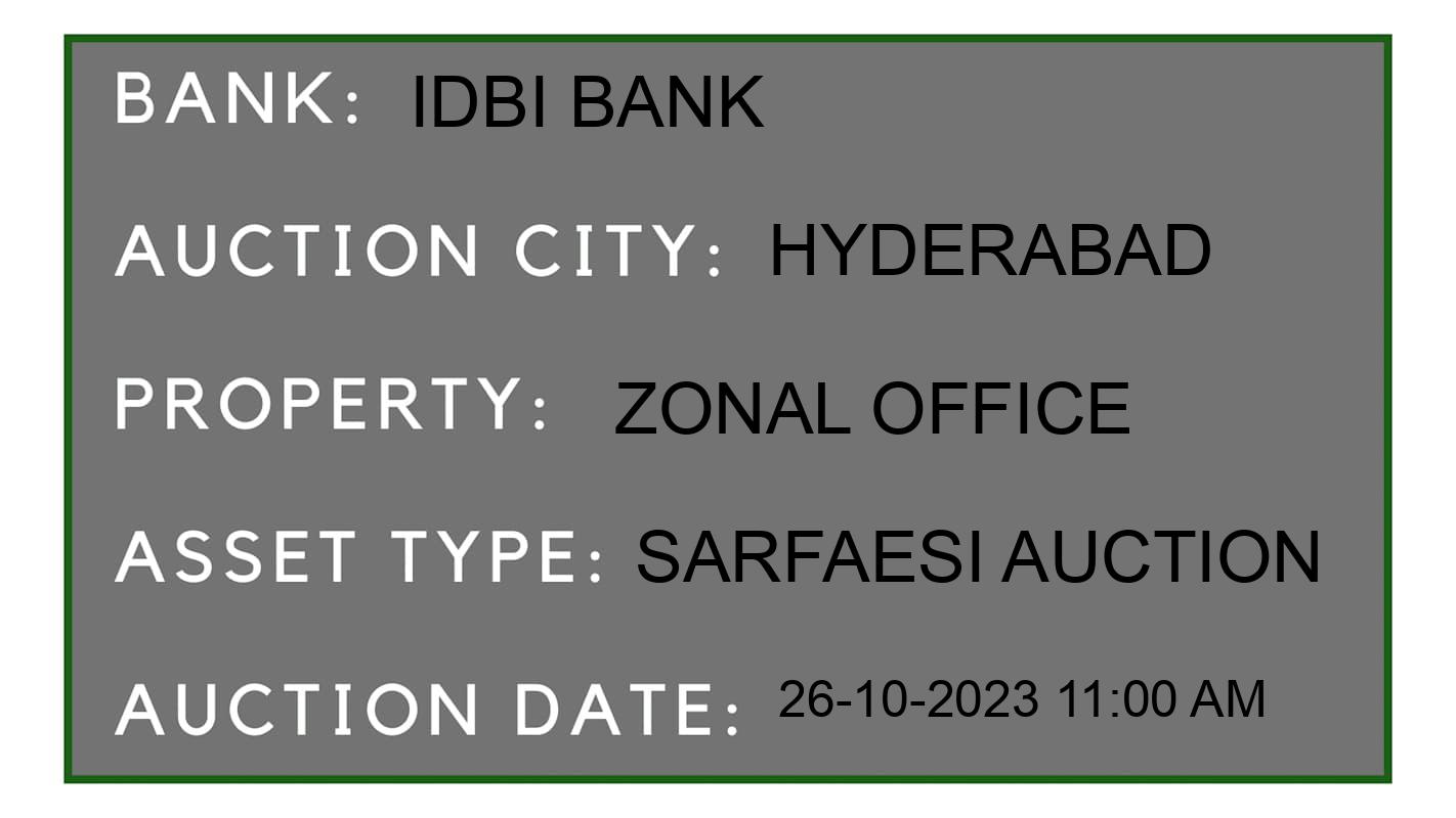 Auction Bank India - ID No: 194248 - IDBI Bank Auction of IDBI Bank auction for Residential Flat in Yellareddyguda, Hyderabad