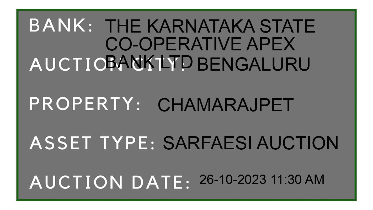 Auction Bank India - ID No: 194367 - The Karnataka State co-Operative Apex Bank ltd Auction of The Karnataka State co-Operative Apex Bank ltd auction for Residential Flat in Bengaluru, Bengaluru