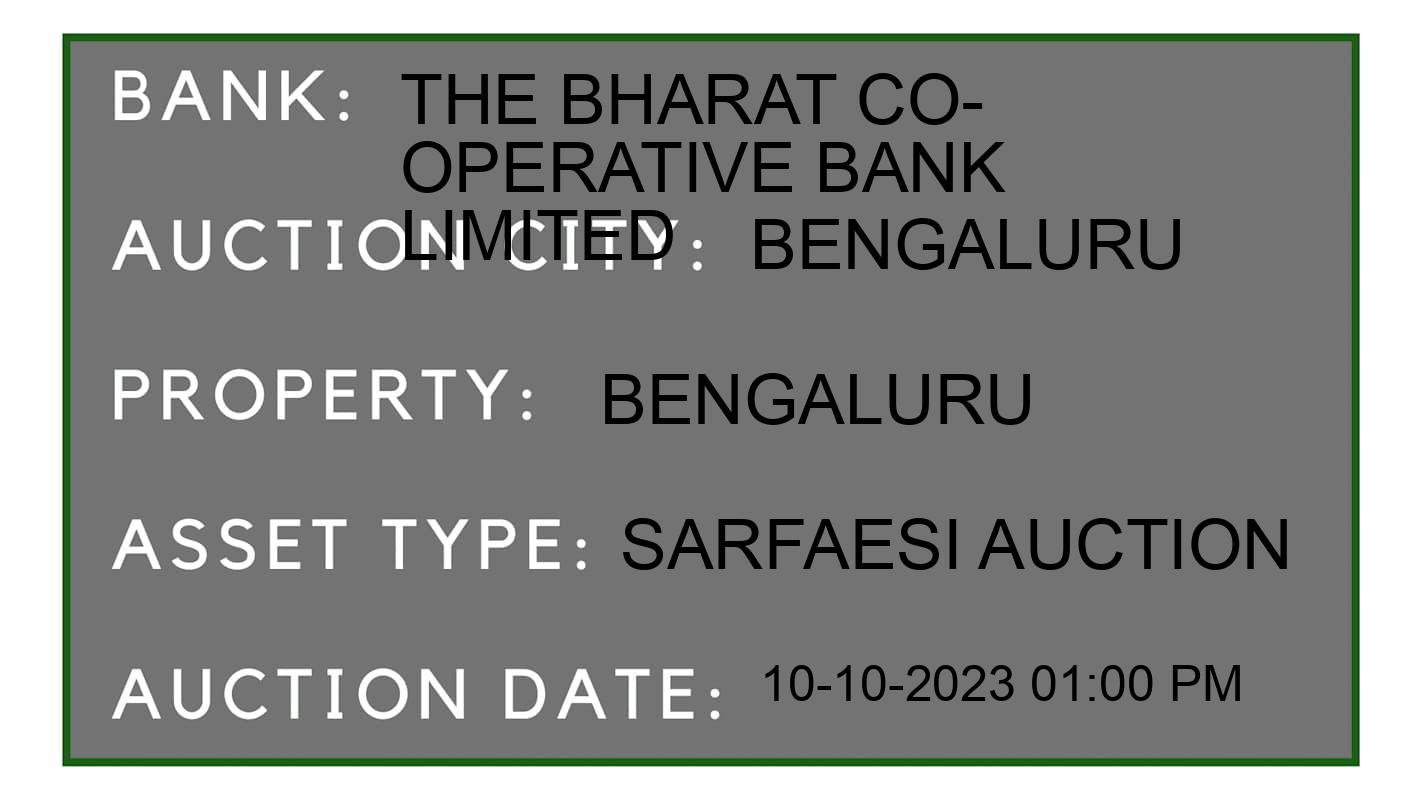 Auction Bank India - ID No: 194437 - The Bharat Co-Operative Bank Limited Auction of The Bharat Co-Operative Bank Limited auction for Plot in Magadi Road, Bengaluru
