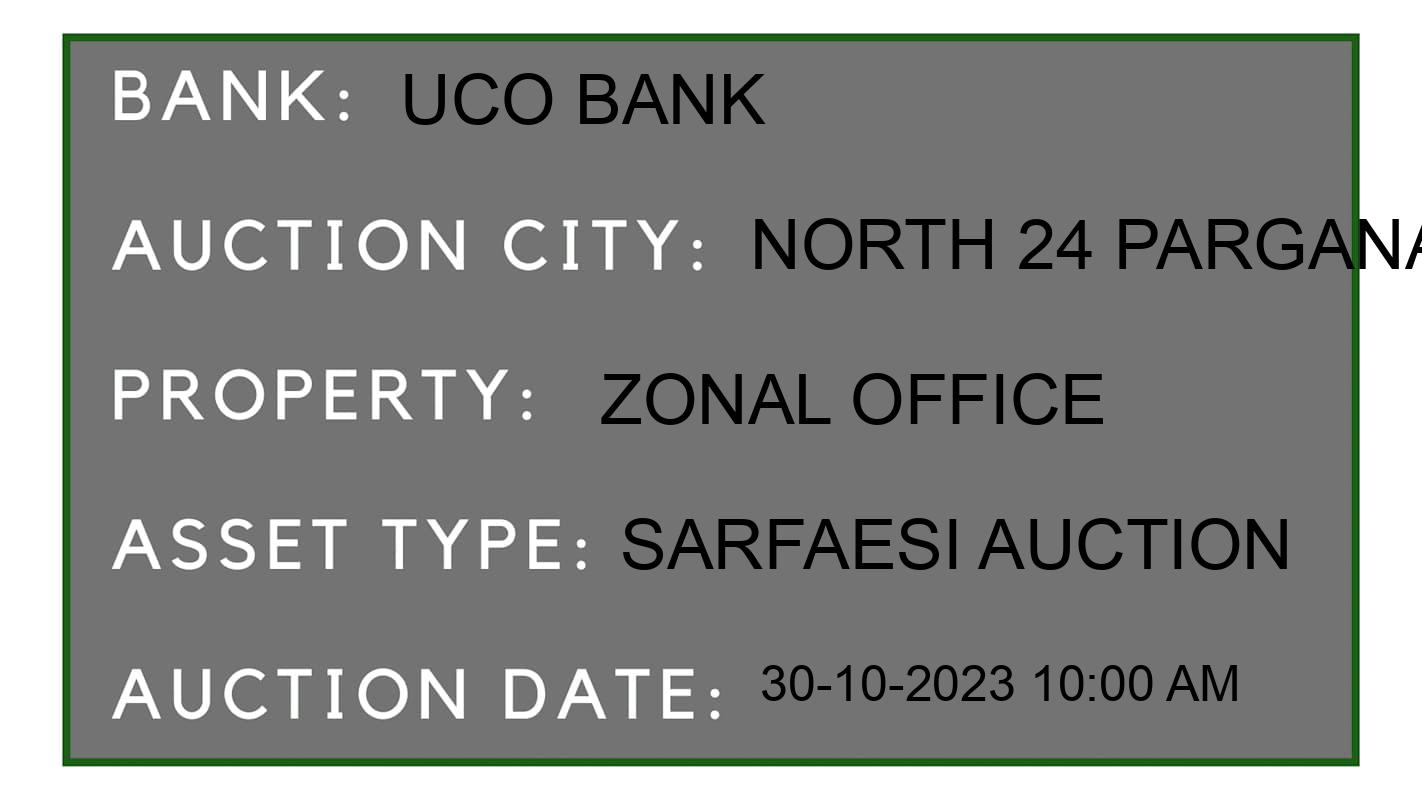 Auction Bank India - ID No: 194479 - UCO Bank Auction of UCO Bank auction for Land in North 24 Parganas, North 24 Parganas