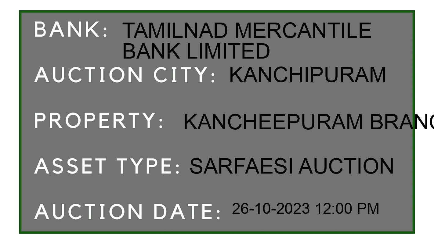 Auction Bank India - ID No: 194524 - Tamilnad Mercantile Bank Limited Auction of Tamilnad Mercantile Bank Limited auction for Commercial Building in Kancheepuram, Kanchipuram