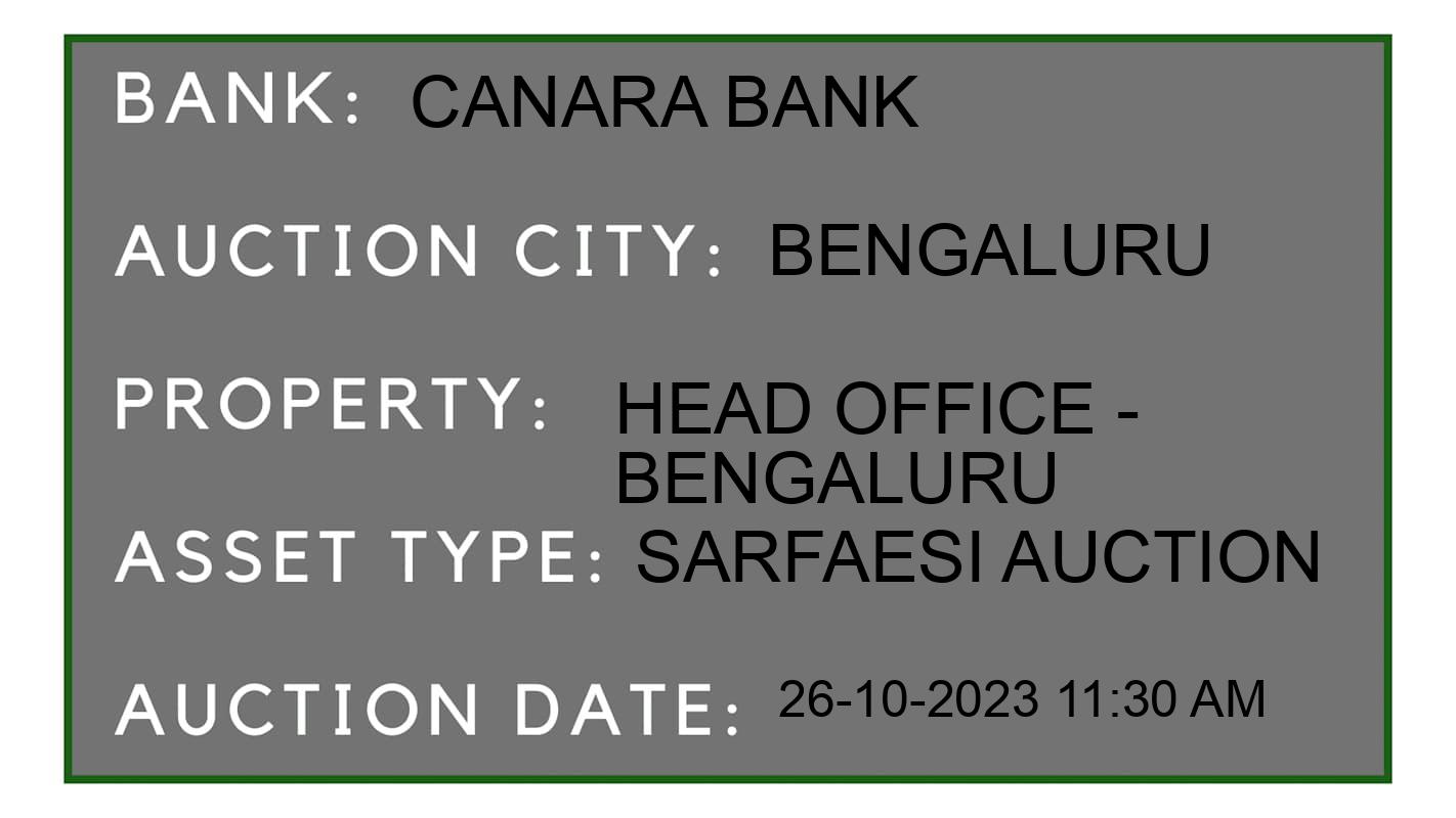 Auction Bank India - ID No: 194531 - Canara Bank Auction of Canara Bank auction for Plot in Kengeri, Bengaluru