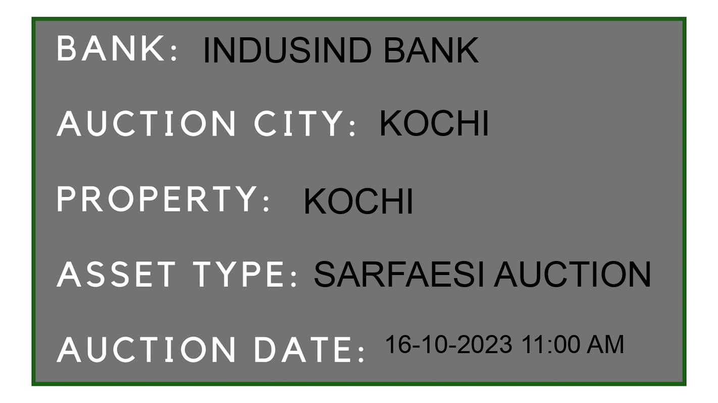 Auction Bank India - ID No: 194585 - IndusInd Bank Auction of IndusInd Bank auction for Vehicle Auction in Kochi, Kochi