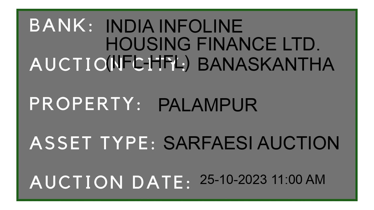 Auction Bank India - ID No: 194666 - India Infoline Housing Finance Ltd. (IIFL-HFL) Auction of India Infoline Housing Finance Ltd. (IIFL-HFL) auction for Plot in Palanpur, Banaskantha