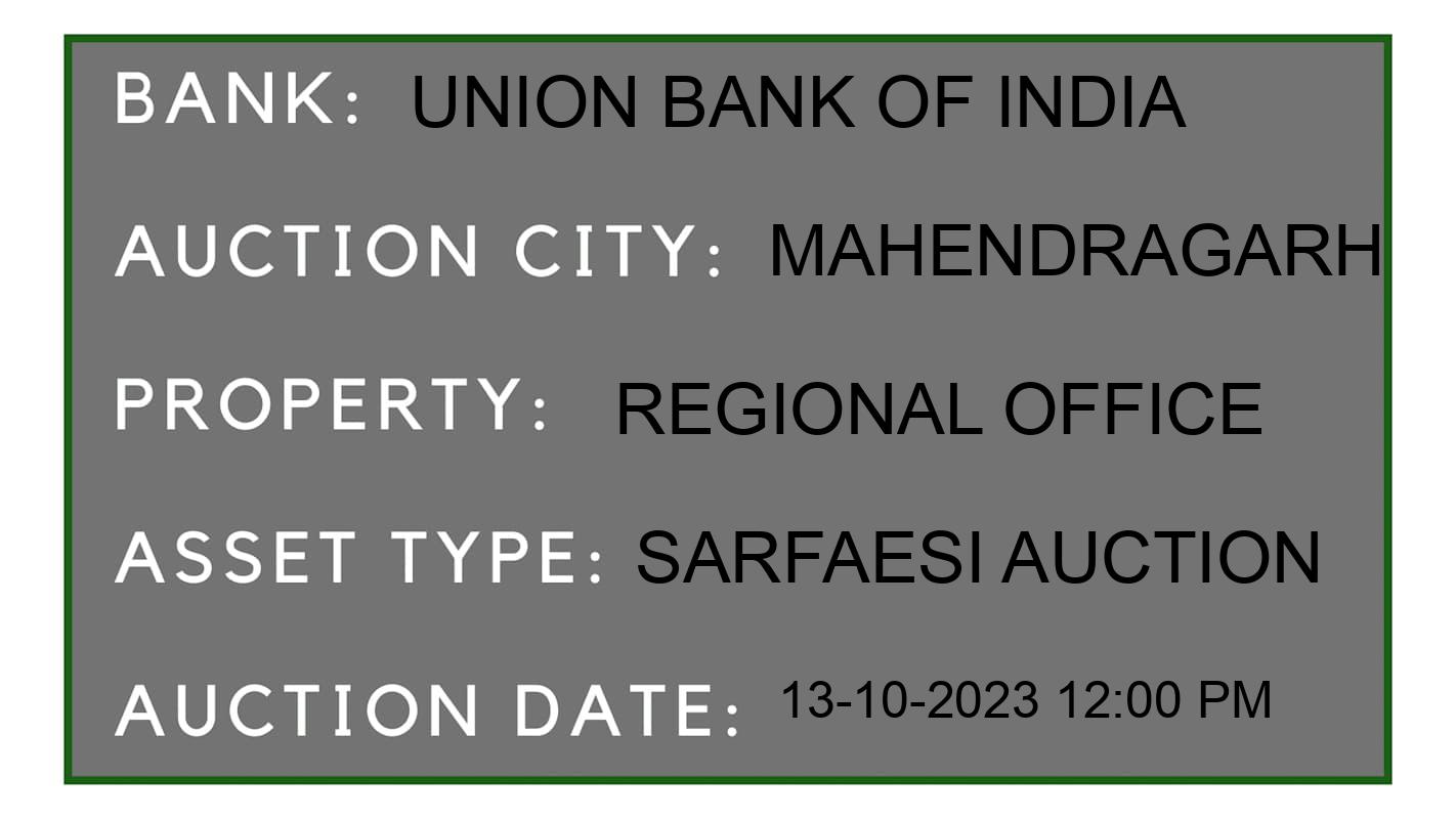 Auction Bank India - ID No: 194905 - Union Bank of India Auction of Union Bank of India auction for Residential Land And Building in Narnaul, Mahendragarh