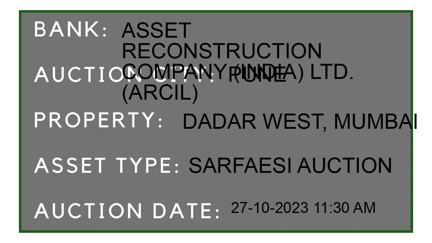 Auction Bank India - ID No: 194929 - Asset  Reconstruction Company (India) Ltd. (Arcil) Auction of Asset  Reconstruction Company (India) Ltd. (Arcil) auction for House in Maval, Pune