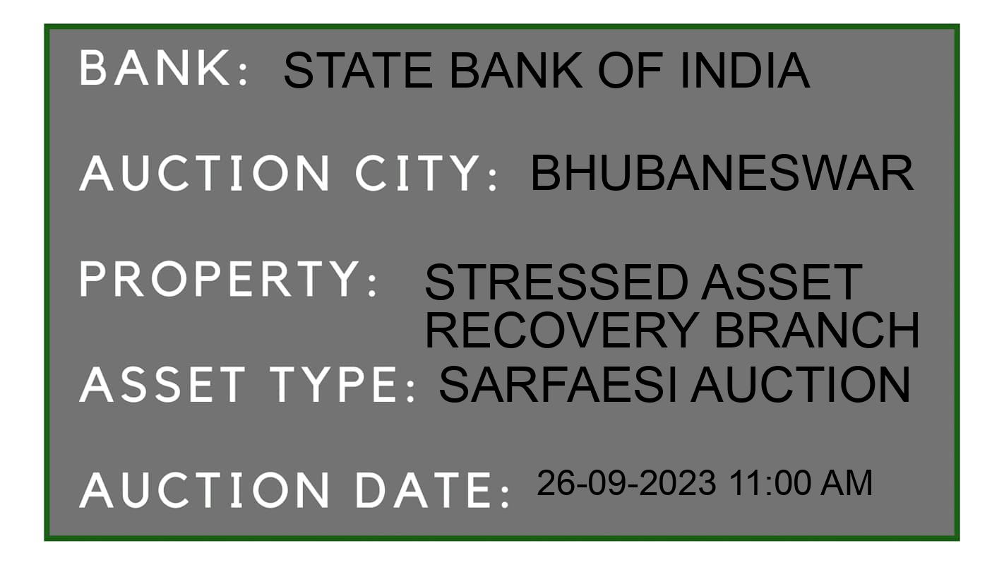 Auction Bank India - ID No: 195178 - State Bank of India Auction of State Bank of India auction for Vehicle Auction in Sundargarh, Bhubaneswar