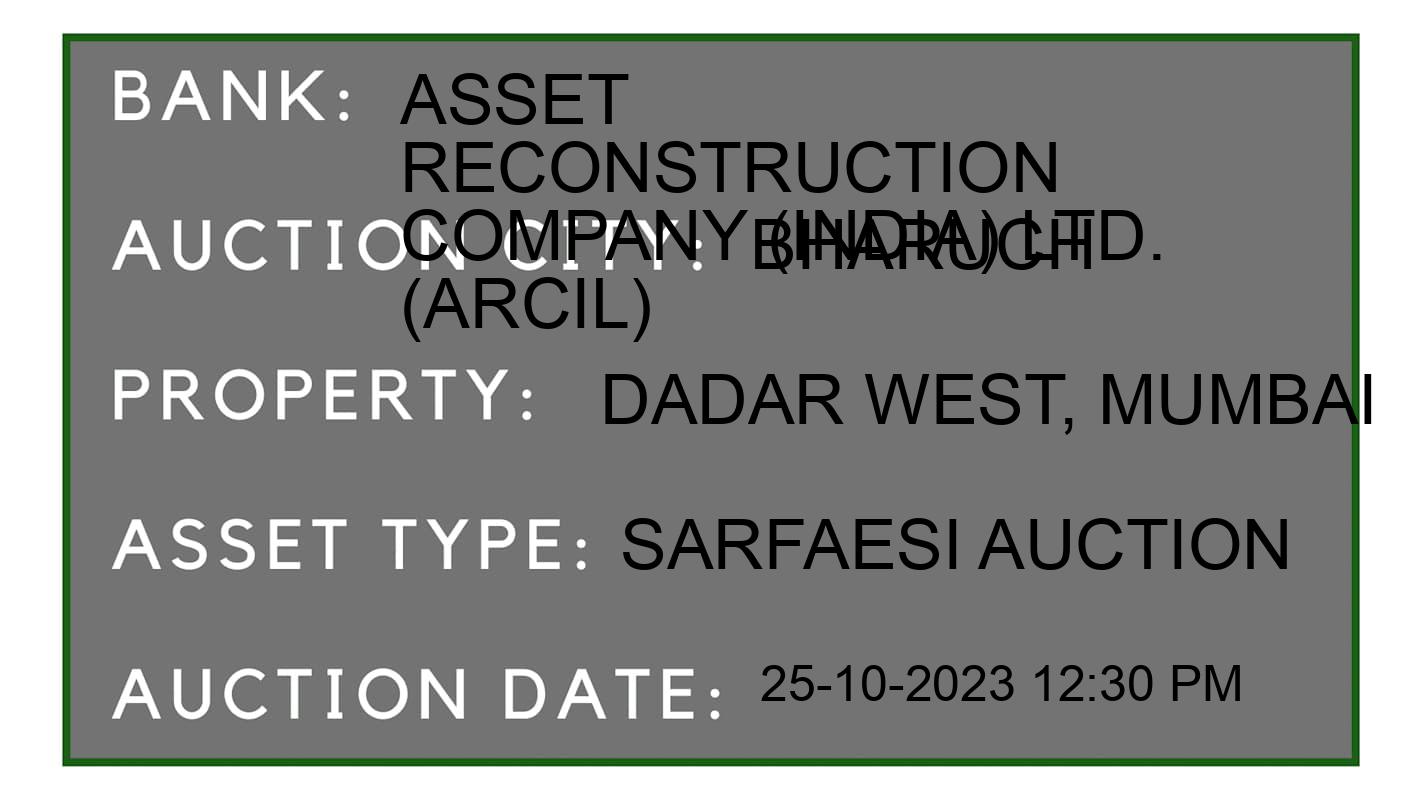 Auction Bank India - ID No: 195399 - Asset  Reconstruction Company (India) Ltd. (Arcil) Auction of Asset  Reconstruction Company (India) Ltd. (Arcil) auction for Plot in Ankleshwar, Bharuch