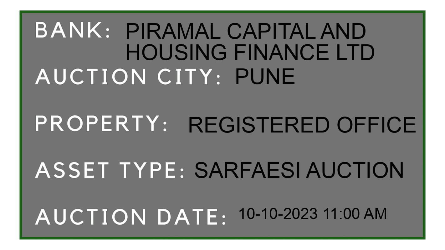 Auction Bank India - ID No: 195431 - PIRAMAL CAPITAL AND HOUSING FINANCE LTD Auction of PIRAMAL CAPITAL AND HOUSING FINANCE LTD auction for Plot in Haveli, Pune