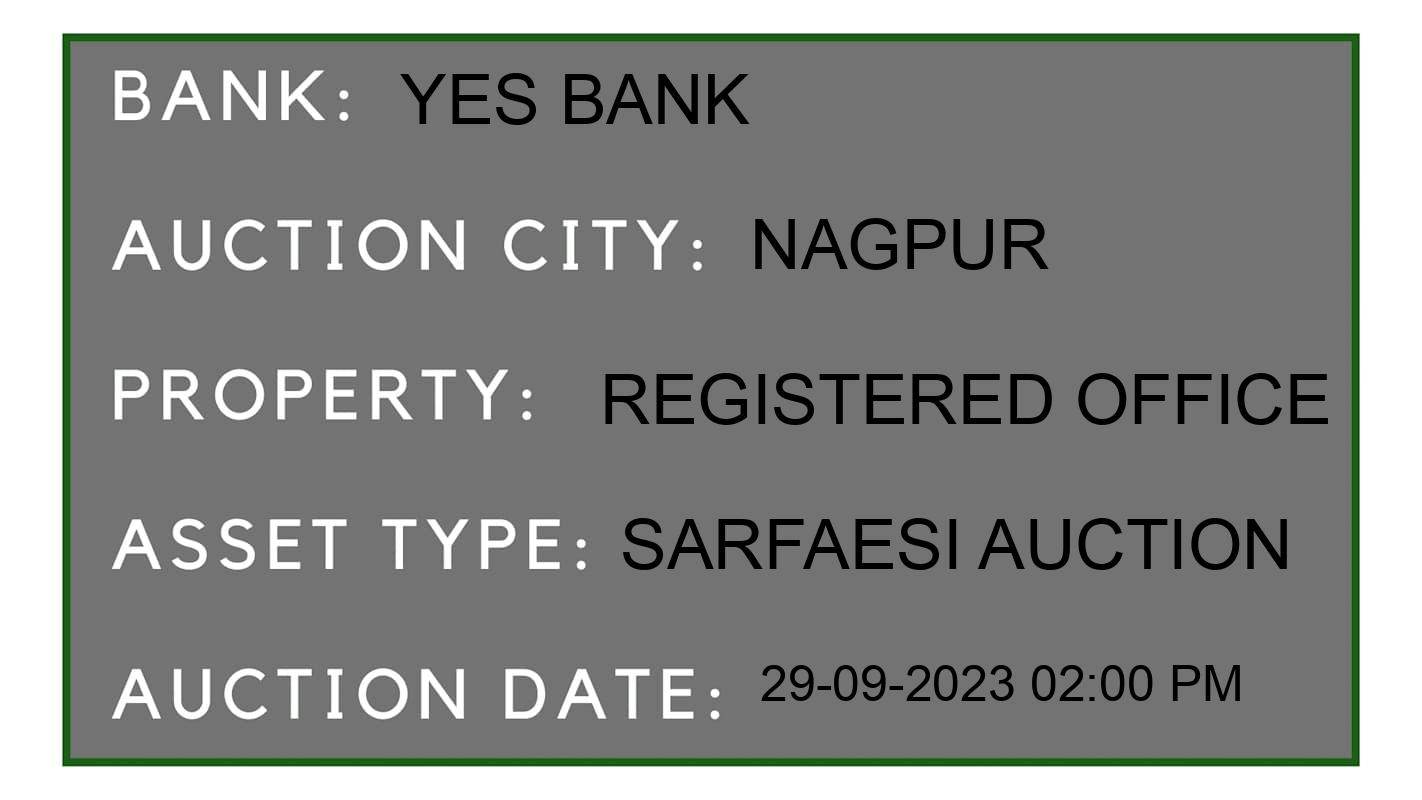Auction Bank India - ID No: 195524 - Yes Bank Auction of Yes Bank auction for Residential Flat in Nandanwan, Nagpur