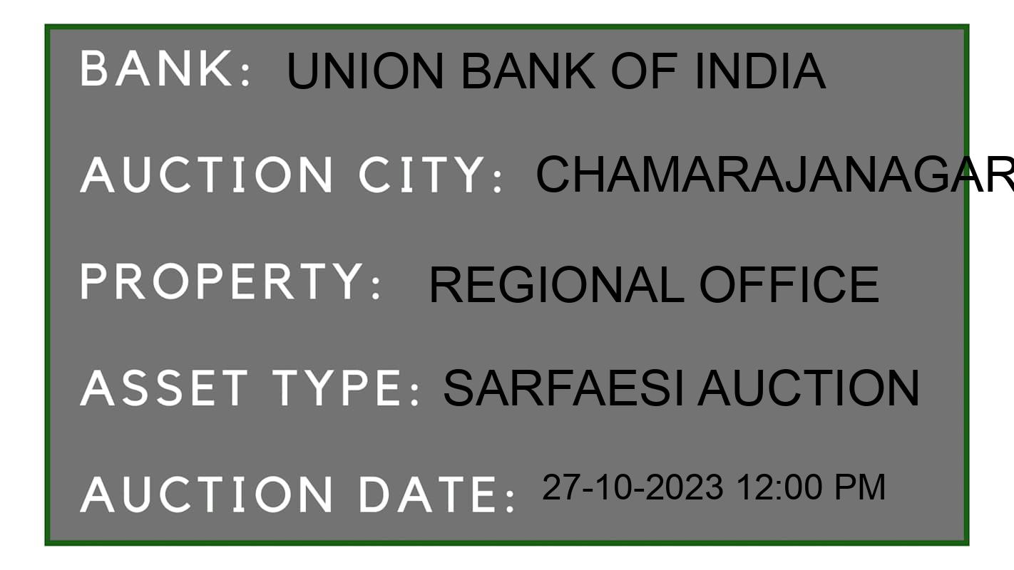 Auction Bank India - ID No: 195801 - Union Bank of India Auction of Union Bank of India auction for Residential House in Kollegala, Chamarajanagar