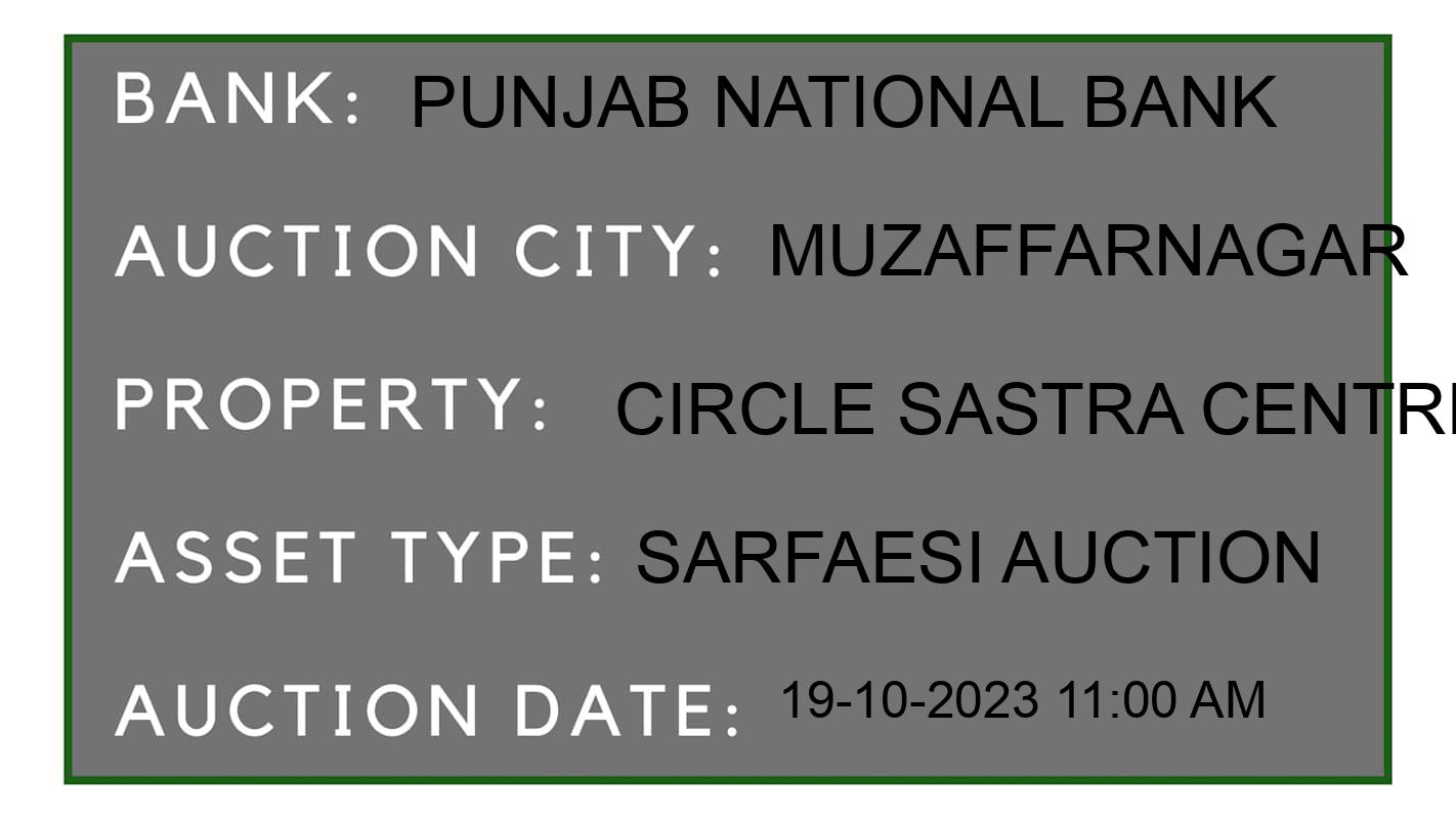 Auction Bank India - ID No: 195930 - Punjab National Bank Auction of Punjab National Bank auction for Residential House in Muzafarnagar, Muzaffarnagar
