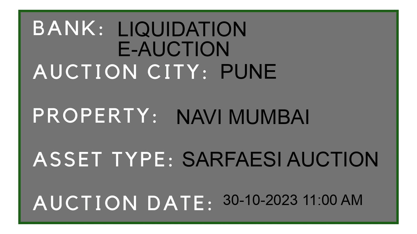 Auction Bank India - ID No: 196218 - Liquidation E-Auction Auction of Liquidation E-Auction auction for Residential House in Haveli, Pune