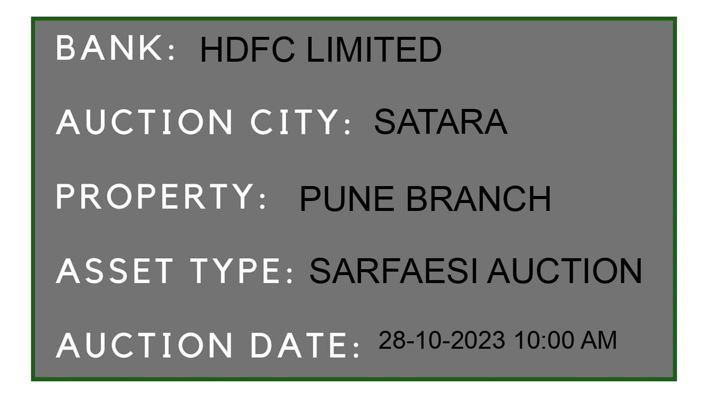 Auction Bank India - ID No: 196314 - HDFC Limited Auction of HDFC Limited auction for Residential Flat in Khandala, Satara
