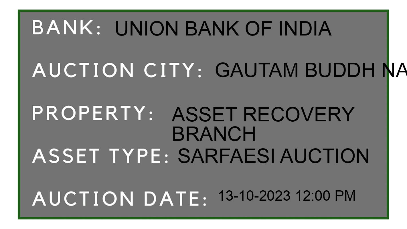 Auction Bank India - ID No: 196522 - Union Bank of India Auction of Union Bank of India auction for Residential Flat in Noida, Gautam Buddh Nagar