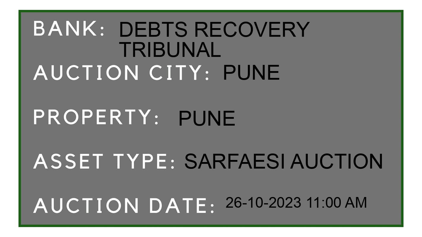Auction Bank India - ID No: 196632 - Debts Recovery Tribunal Auction of Debts Recovery Tribunal auction for Land in Baramati, Pune