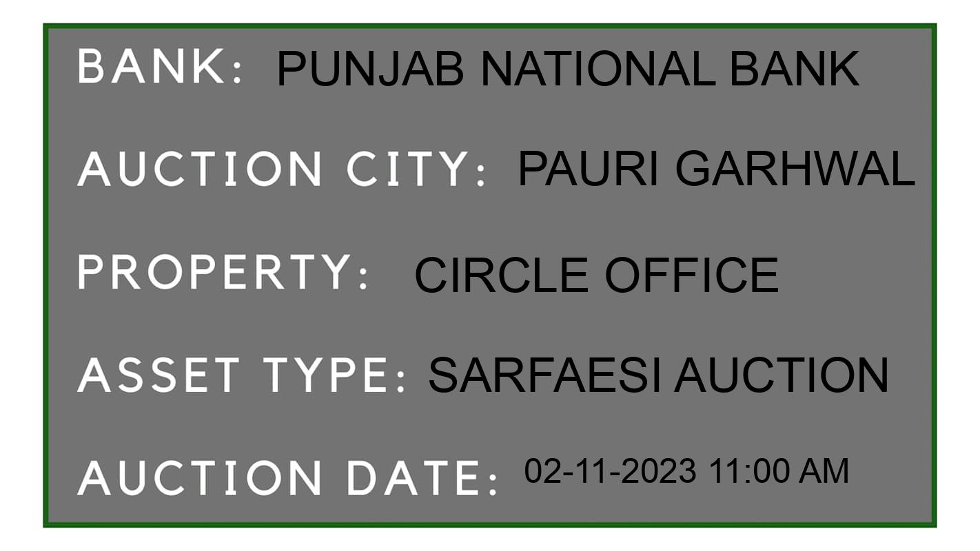 Auction Bank India - ID No: 196690 - Punjab National Bank Auction of Punjab National Bank auction for Commercial Building in Kotdwer, Pauri Garhwal