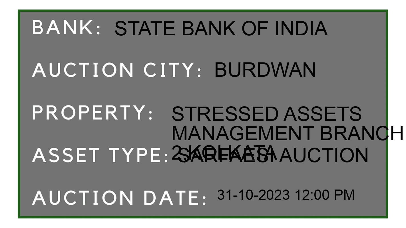 Auction Bank India - ID No: 196752 - State Bank of India Auction of State Bank of India auction for Factory Land & Building in Memari, Burdwan