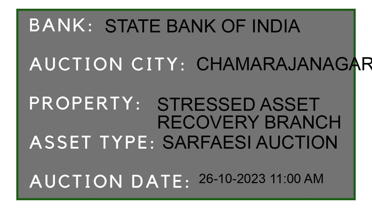 Auction Bank India - ID No: 196852 - State Bank of India Auction of State Bank of India auction for Plot in Janatha Colony, Chamarajanagar