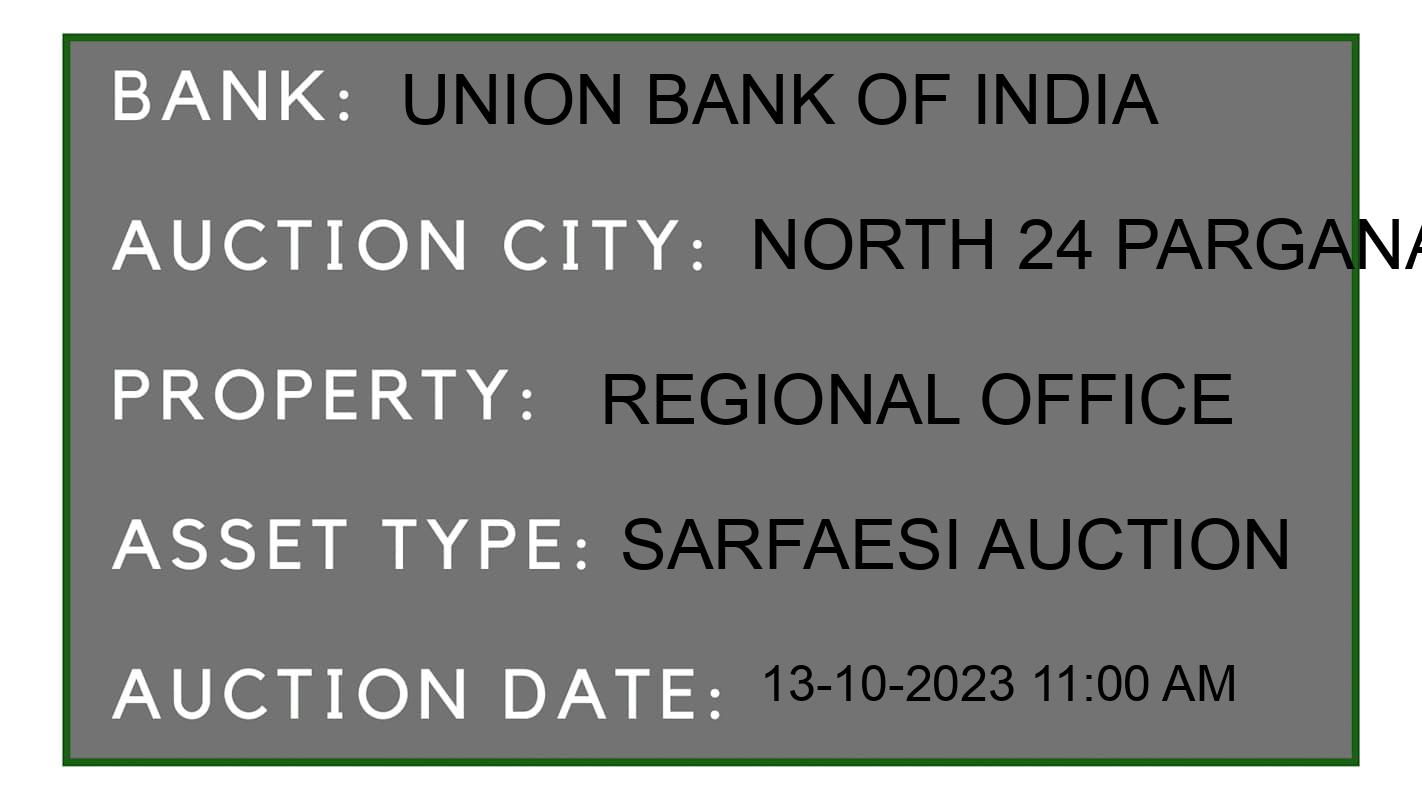 Auction Bank India - ID No: 196985 - Union Bank of India Auction of Union Bank of India auction for Land in Amdanga, North 24 Parganas