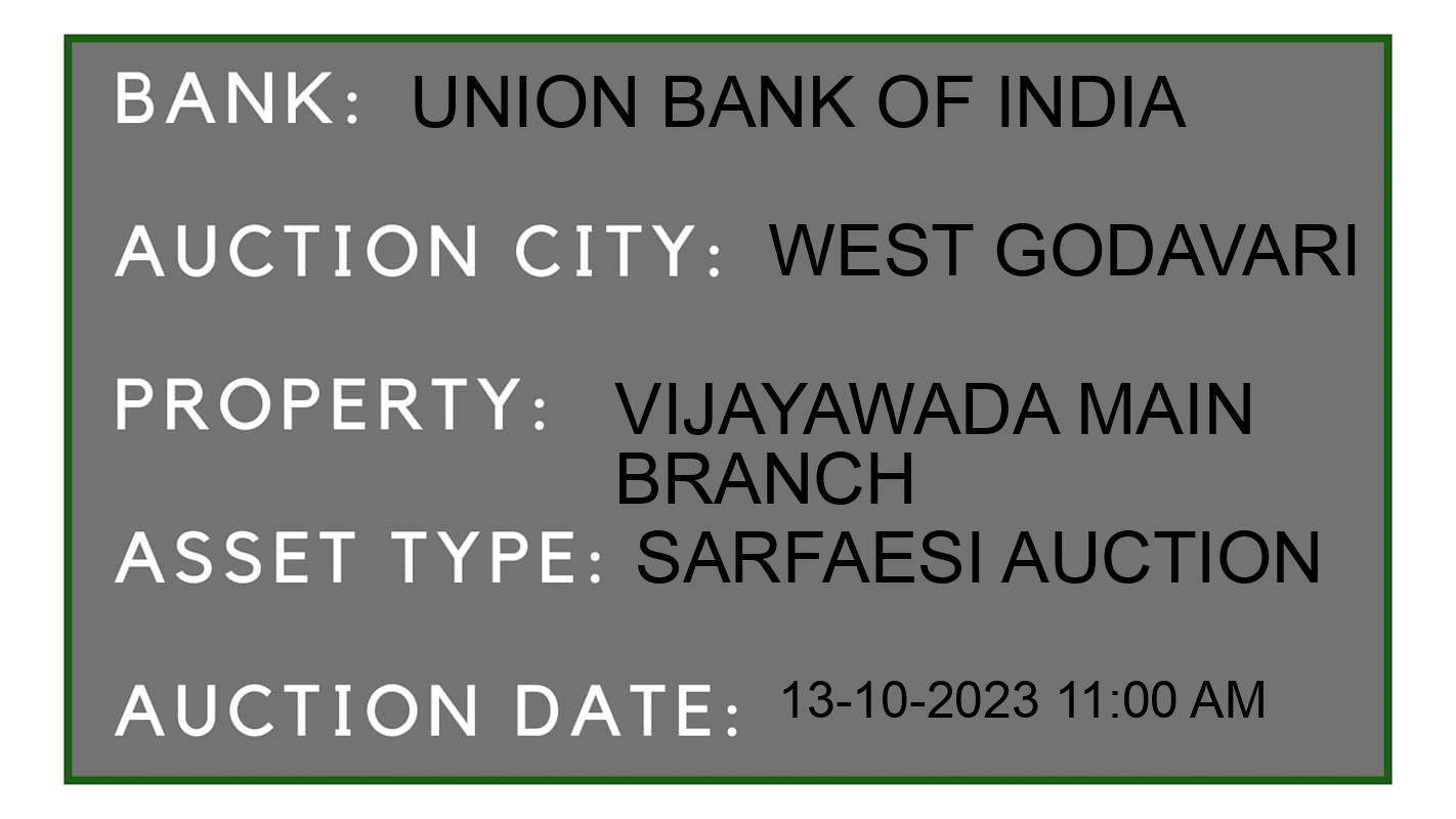 Auction Bank India - ID No: 197020 - Union Bank of India Auction of Union Bank of India auction for Residential House in Pentapadu, West Godavari