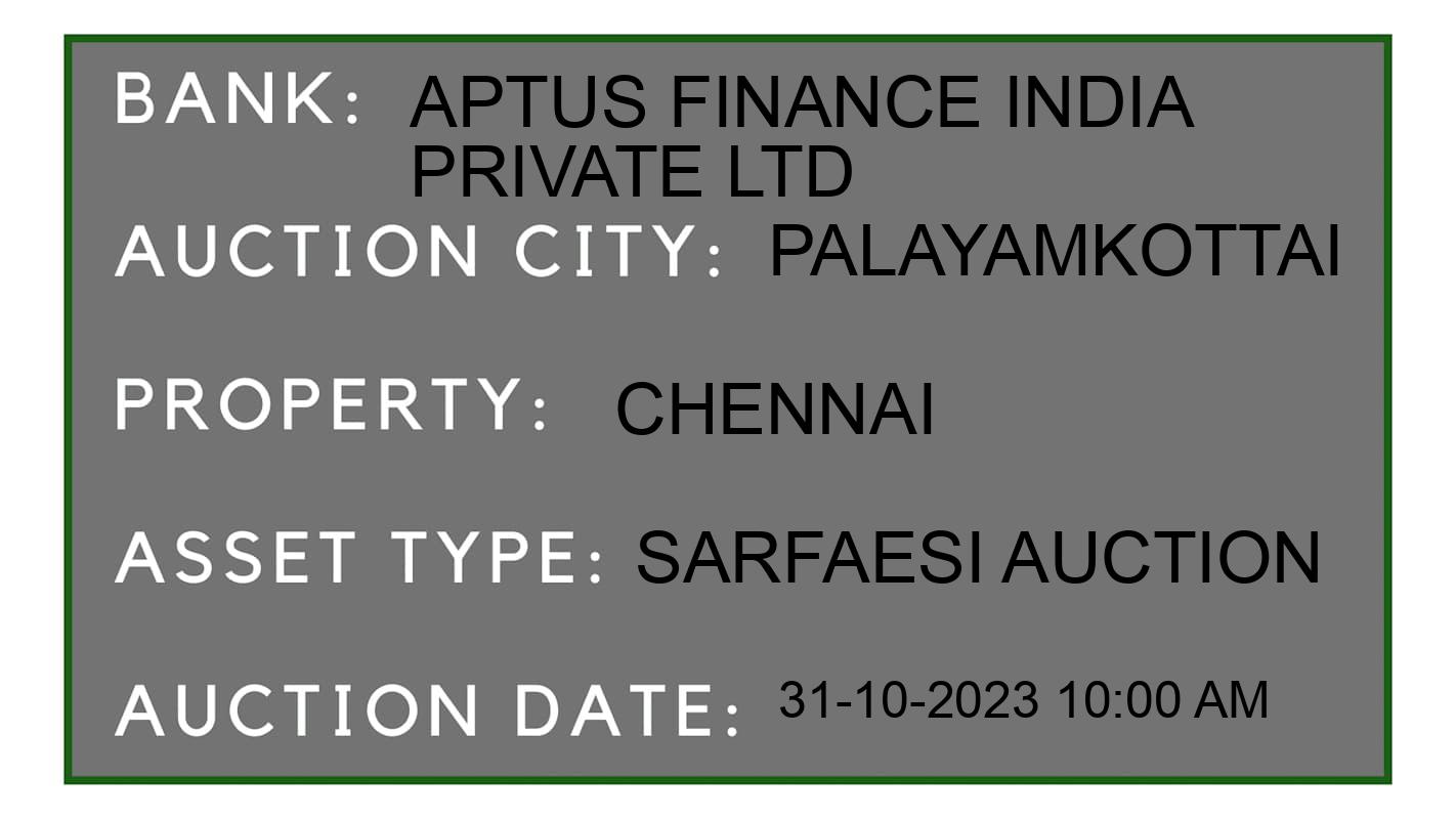 Auction Bank India - ID No: 197267 - APTUS FINANCE INDIA PRIVATE LTD Auction of APTUS FINANCE INDIA PRIVATE LTD auction for Land in Palayamkottai taluk, Palayamkottai